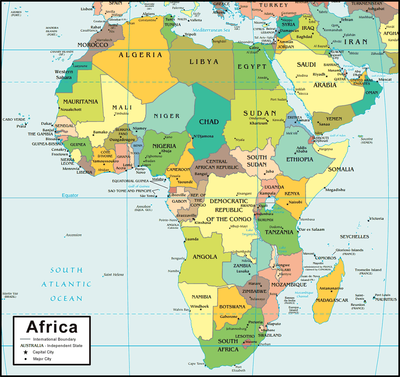 Map of Africa_121923A