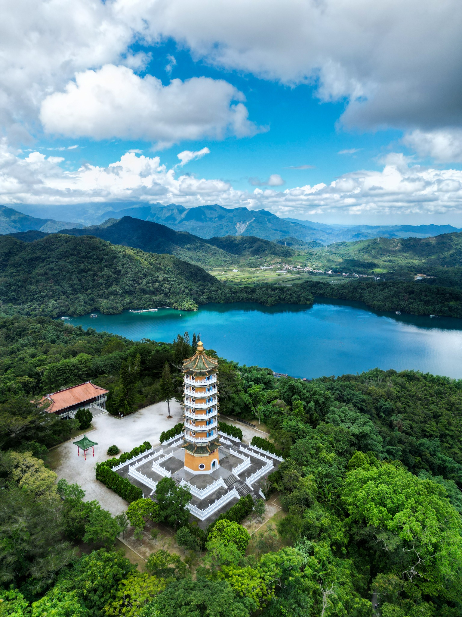 Sun Moon Lake Cien Tower_Taiwan_071325A