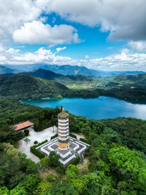 Sun Moon Lake Cien Tower_Taiwan_071325A