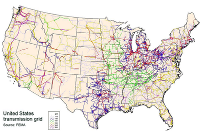 The US Power Transmission Grid_052421A